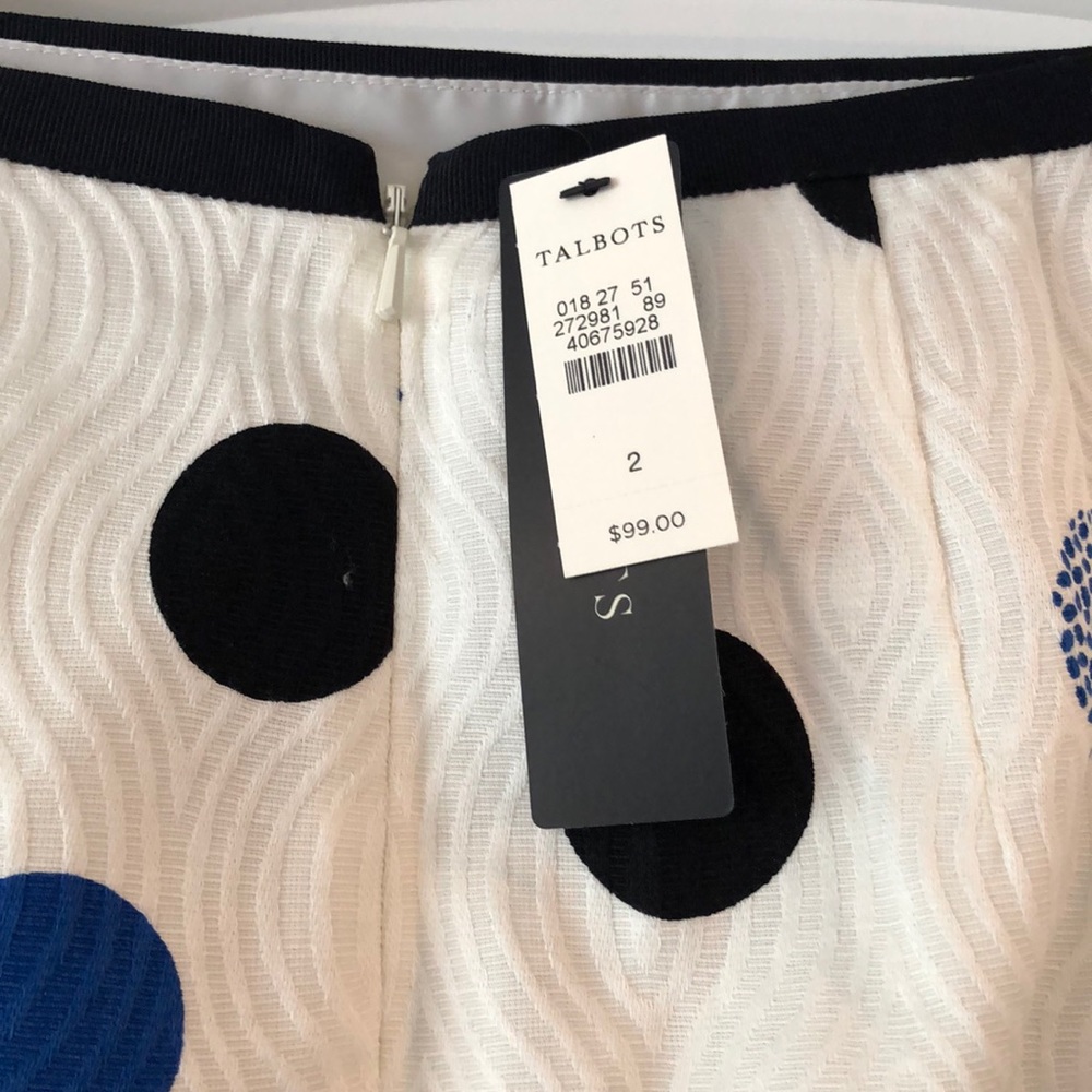 Talbots Polka Dot Pencil Skirt - Picture 4 of 6